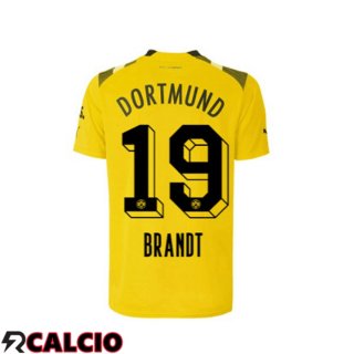 Maglie Calcio Dortmund BVB (Brandt 19) cup Giallo 2022/2023  Maglie Calcio Dortmund BVB (Brandt 19) cup Giallo 2022/2023