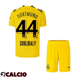 Maglie Calcio Dortmund BVB (Coulibaly 44) Bambino cup Giallo 2022/2023