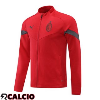 Giacca Calcio AC Milan Rosso 2022/2023  Giacca Calcio AC Milan Rosso 2022/2023