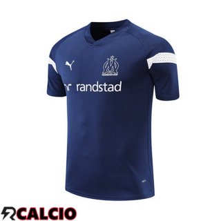 T Shirt Allenamento Marsiglia OM Blu Reale 2022/2023