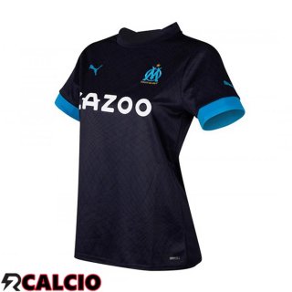 Seconda Maglie Calcio Marsiglia OM Donna Nero 2022/2023  Seconda Maglie Calcio Marsiglia OM Donna Nero 2022/2023