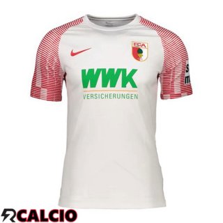 Seconda Maglie Calcio FC Augsburg Bianco 2022/2023
