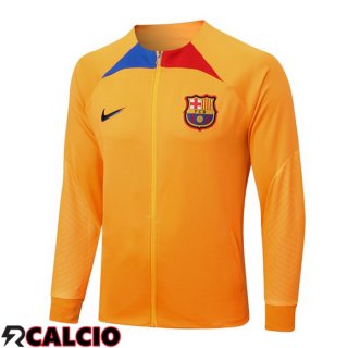 Giacca Calcio FC Barcellona Arancia 2022/2023  Giacca Calcio FC Barcellona Arancia 2022/2023
