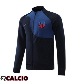 Giacca Calcio FC Barcellona Nero Blu 2022/2023  Giacca Calcio FC Barcellona Nero Blu 2022/2023
