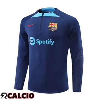 Felpa Allenamento FC Barcellona Blu 2022/2023  Felpa Allenamento FC Barcellona Blu 2022/2023