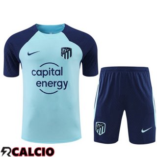 T Shirt Allenamento Atletico Madrid + Pantaloncini Blu 2022/2023
