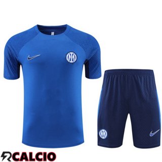 T Shirt Allenamento Inter Milan + Pantaloncini Blu 2022/2023