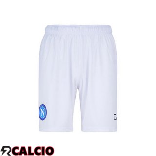 Seconda Pantaloncini Calcio SSC Napoli Bianco 2022/2023  Seconda Pantaloncini Calcio SSC Napoli Bianco 2022/2023