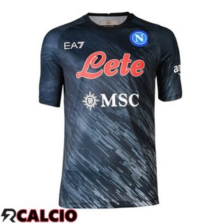 Terza Maglie Calcio SSC Napoli Nero 2022/2023  Terza Maglie Calcio SSC Napoli Nero 2022/2023