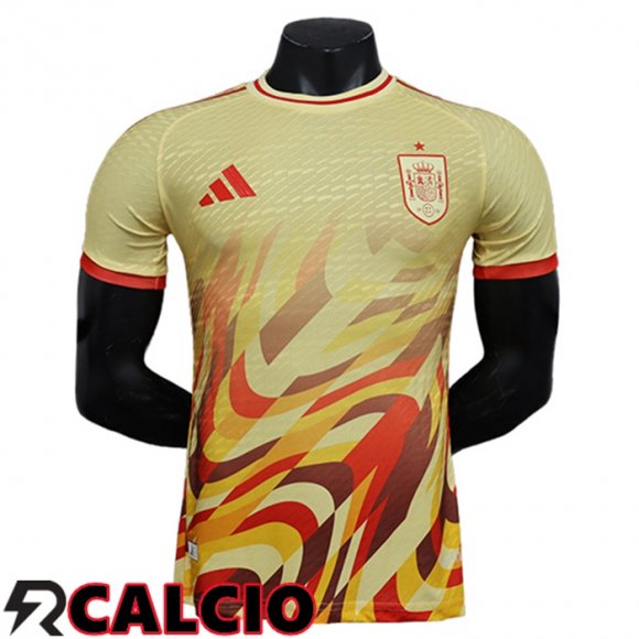Maglie Calcio Spagna Edizione Speciale Giallo 2024/2025  Maglie Calcio Spagna Edizione Speciale Giallo 2024/2025