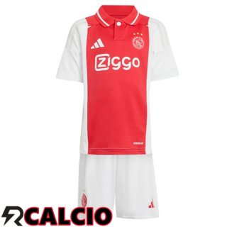 Prima Maglia AFC Ajax Bambino Rosso Bianco 2024/2025