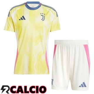 Seconda Maglia Juventus Bambino Giallo 2024/2025  Seconda Maglia Juventus Bambino Giallo 2024/2025