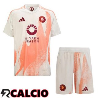 Seconda Maglia AS Roma Bambino Bianco 2024/2025
