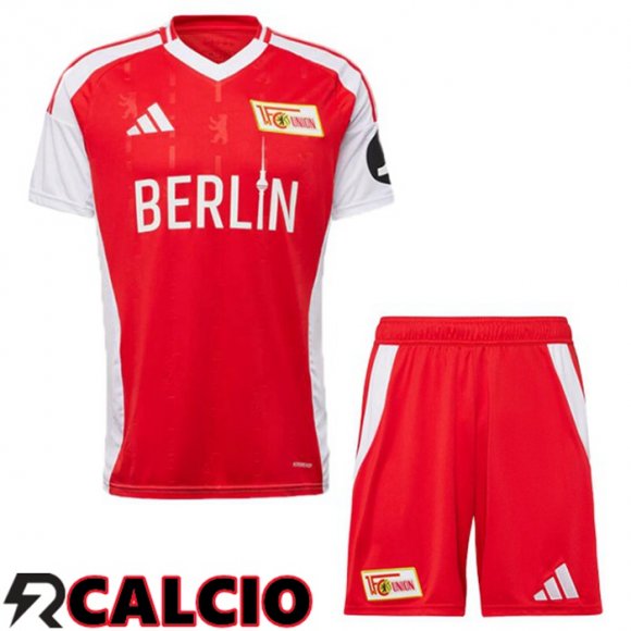 Prima Maglia FC Union Berlin Bambino Rosso 2024/2025