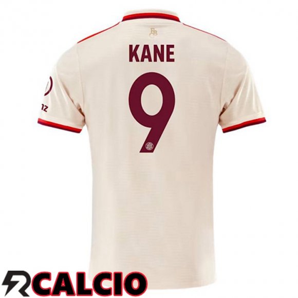 Terza Maglia Bayern Monaco (Kane 9) Giallo 2024/2025  Terza Maglia Bayern Monaco (Kane 9) Giallo 2024/2025