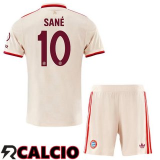 Terza Maglia Bayern Monaco (Sané 10) Bambino Giallo 2024/2025