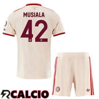 Terza Maglia Bayern Monaco (Musiala 42) Bambino Giallo 2024/2025