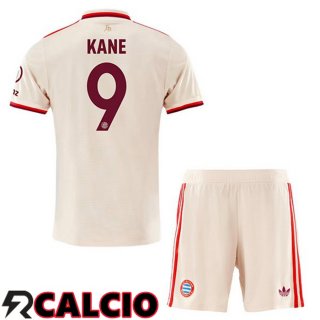 Terza Maglia Bayern Monaco (Kane 9) Bambino Giallo 2024/2025