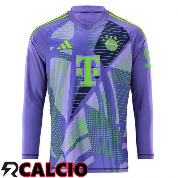 Maglie Calcio Bayern Monaco Portiere Manica Lunga Viola 2024/2025
