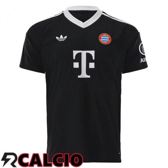 Maglie Calcio Bayern Monaco Portiere Nero 2024/2025  Maglie Calcio Bayern Monaco Portiere Nero 2024/2025