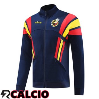 Giacca Calcio Spagna Blu Reale 2024/2025  Giacca Calcio Spagna Blu Reale 2024/2025