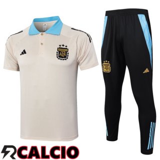 Insieme Polo Argentina + Pantaloni Giallo 2024/2025