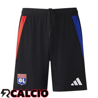 Seconda Pantaloncini Calcio Lione OL Nero 2024/2025  Seconda Pantaloncini Calcio Lione OL Nero 2024/2025