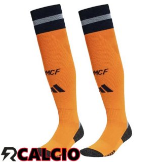 Seconda Calzini Calcio Real Madrid Arancia 2024/2025