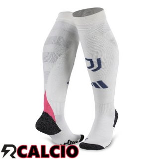 Seconda Calzini Calcio Juventus Bianco 2024/2025