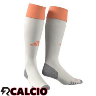 Seconda Calzini Calcio AS Roma Bianco 2024/2025