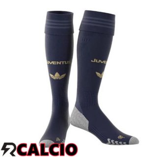 Terza Calzini Calcio Juventus Blu Reale 2024/2025