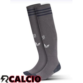 Terza Calzini Calcio Real Madrid Grigio 2024/2025