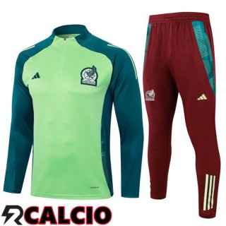 Insieme Tuta Calcio Messico Verde 2024/2025  Insieme Tuta Calcio Messico Verde 2024/2025