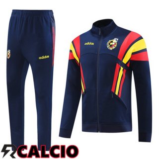 Insieme Tuta Calcio - Giacca Spagna Blu Reale 2024/2025