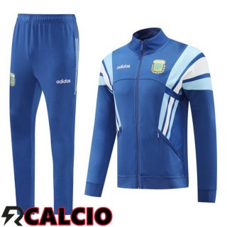 Insieme Tuta Calcio - Giacca Argentina Blu 2024/2025  Insieme Tuta Calcio - Giacca Argentina Blu 2024/2025