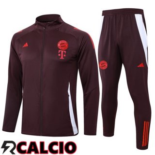 Insieme Tuta Calcio - Giacca Bayern Monaco Marrone 2024/2025