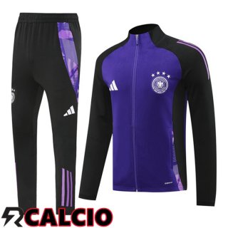 Insieme Tuta Calcio - Giacca Germania Viola 2024/2025  Insieme Tuta Calcio - Giacca Germania Viola 2024/2025