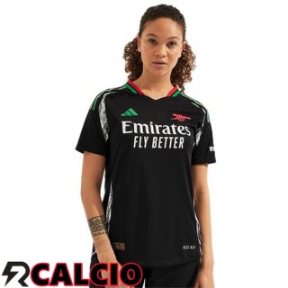Seconda Maglia Arsenal Donna Nero 2024/2025