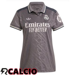 Terza Maglia Real Madrid Donna Grigio 2024/2025
