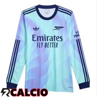 Terza Maglia Arsenal Manica Lunga Blu 2024/2025