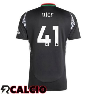 Seconda Maglia Arsenal (RICE 41) Nero 2024/2025  Seconda Maglia Arsenal (RICE 41) Nero 2024/2025