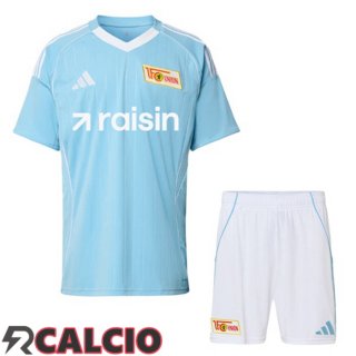 Terza Maglie Calcio FC Union Berlin Bambino Blu 2025/2026  Terza Maglie Calcio FC Union Berlin Bambino Blu 2025/2026