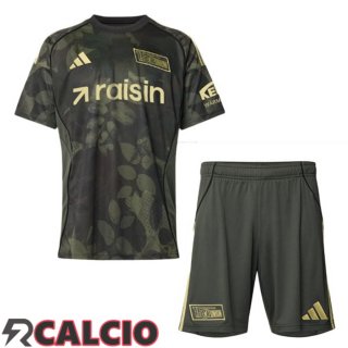 Seconda Maglie Calcio FC Union Berlin Bambino Grigio Verde 2025/2026  Seconda Maglie Calcio FC Union Berlin Bambino Grigio Verde 2025/2026
