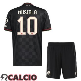 Terza Maglia Bayern Monaco (Sané 10) Bambino Nero 2025/2026