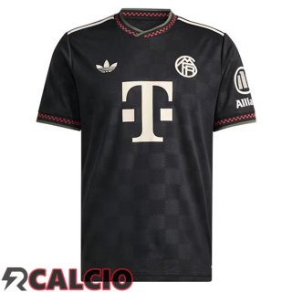 Terza Maglie Calcio Bayern Monaco Nero 2025/2026  Terza Maglie Calcio Bayern Monaco Nero 2025/2026