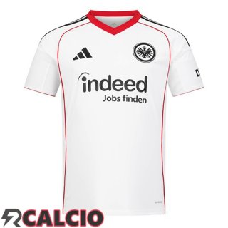 Seconda Maglie Calcio Eintracht Frankfurt Bianco 2025/2026  Seconda Maglie Calcio Eintracht Frankfurt Bianco 2025/2026