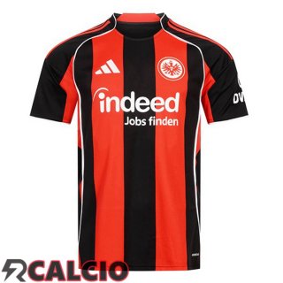 Prima Maglie Calcio Eintracht Frankfurt Bianco Rosso 2025/2026  Prima Maglie Calcio Eintracht Frankfurt Bianco Rosso 2025/2026