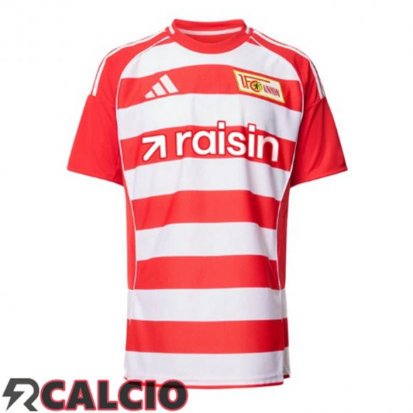 Prima Maglie Calcio FC Union Berlin Rosso 2025/2026  Prima Maglie Calcio FC Union Berlin Rosso 2025/2026