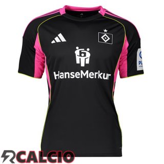 Terza Maglie Calcio Hamburger SV Nero 2025/2026  Terza Maglie Calcio Hamburger SV Nero 2025/2026