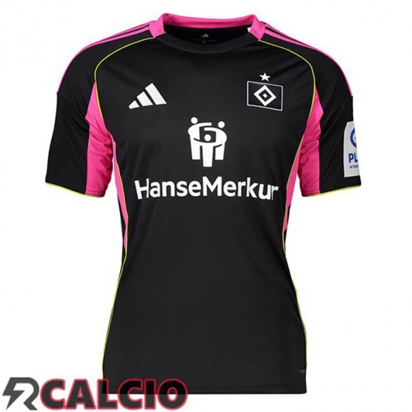 Terza Maglie Calcio Hamburger SV Nero 2025/2026
